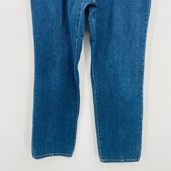 Lauren Jeans Co Size 14 Medium Wash High Rise Slim Straight Jeans - Picture 3 of 8